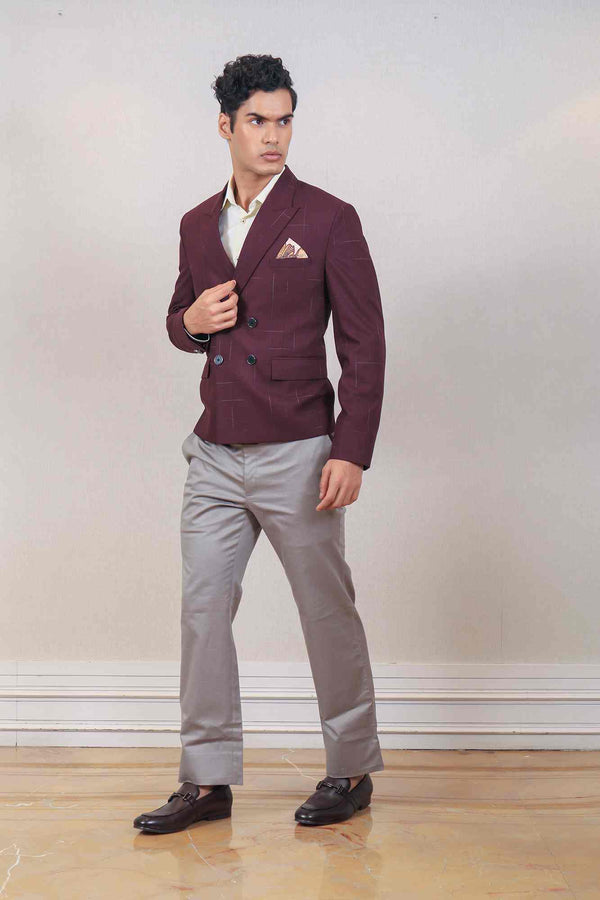 Prince Suit For Men In Maroon Colour sasyafashion