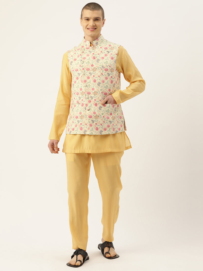 Spirited Yellow Kurta Set