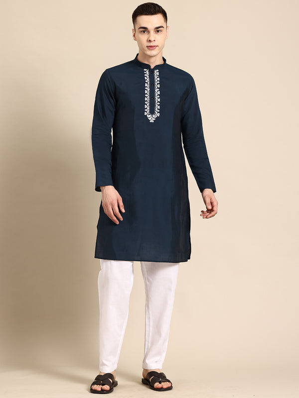 Midnight Grace Kurta Set