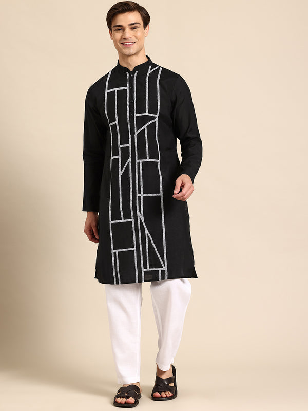 Eternal Black Kurta Set