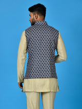 Designer Kurta Jacket Set In Multicolor