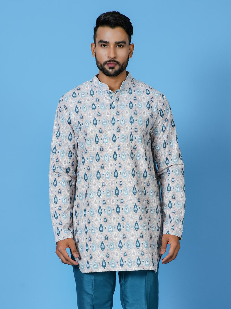 Short Kurta With Pant in MultiColor