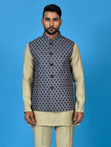 Designer Kurta Jacket Set In Multicolor