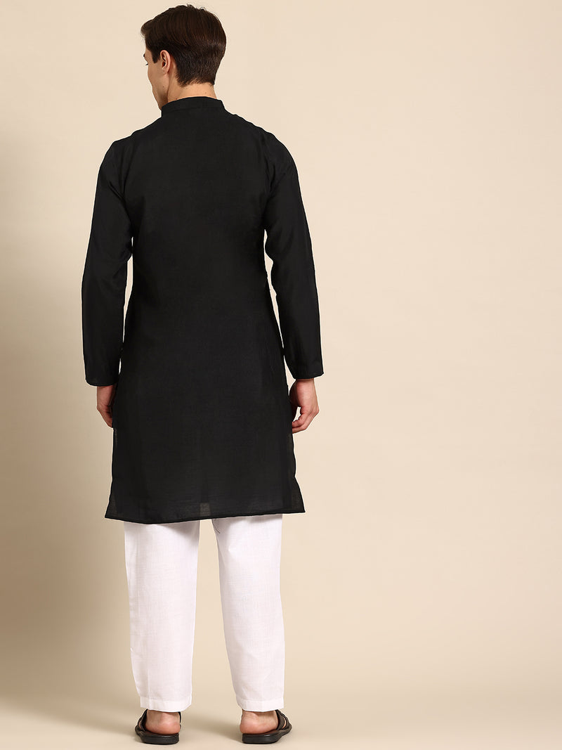 Eternal Black Kurta Set