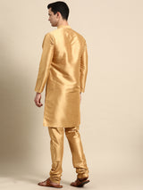 Golden Silk Regal Kurta Set