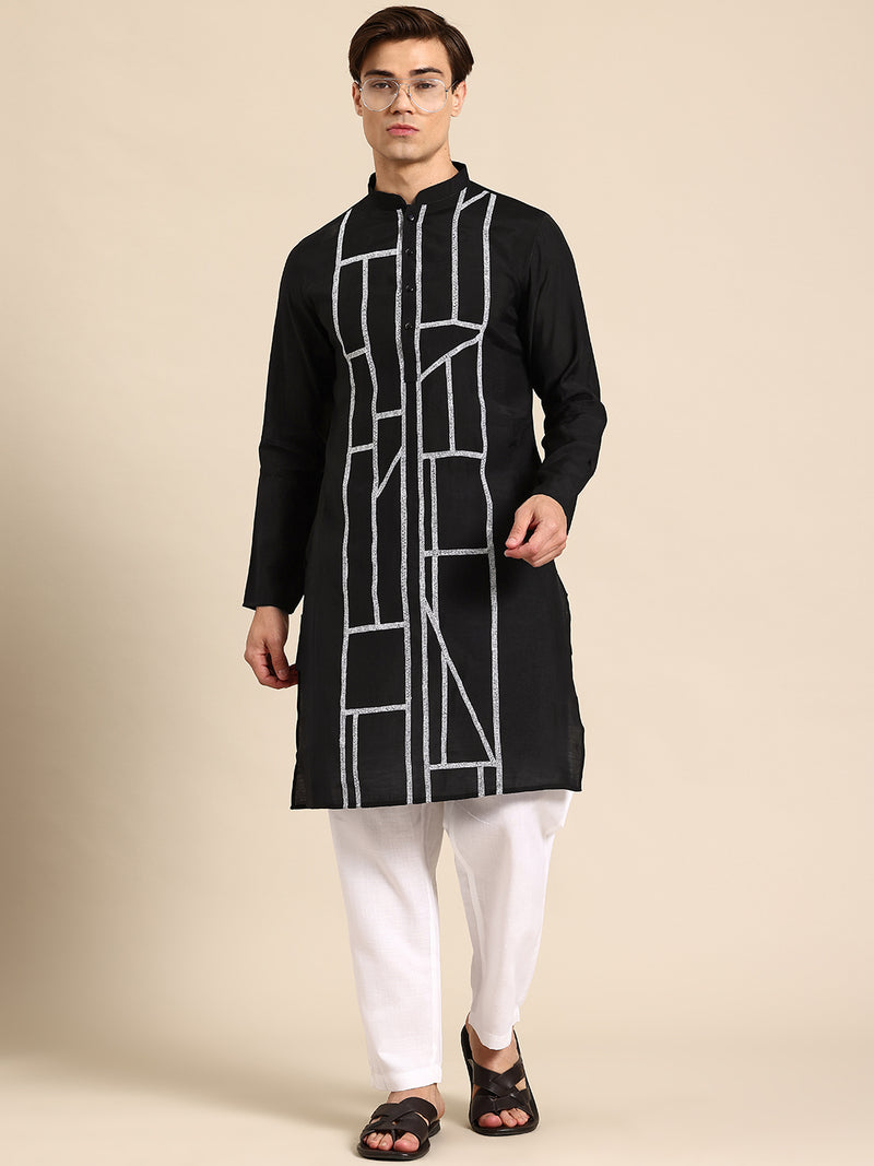 Eternal Black Kurta Set