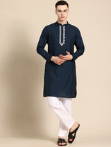 Midnight Grace Kurta Set