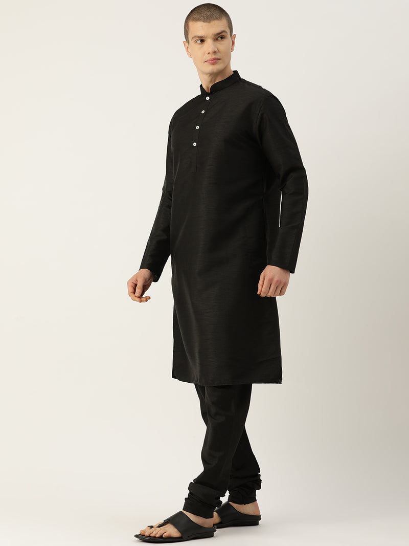 Timeless Black Nehru Jacket Set