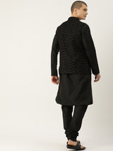 Timeless Black Nehru Jacket Set