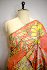Designer Saree In Yellow In Color