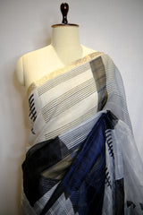 Designer Saree In Grey Color