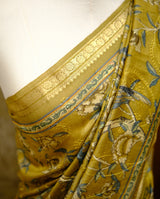 Designer Saree in Green Color