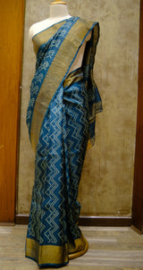Designer Saree In Blue Color