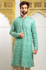 Firoza  Color Printed  Kurta.