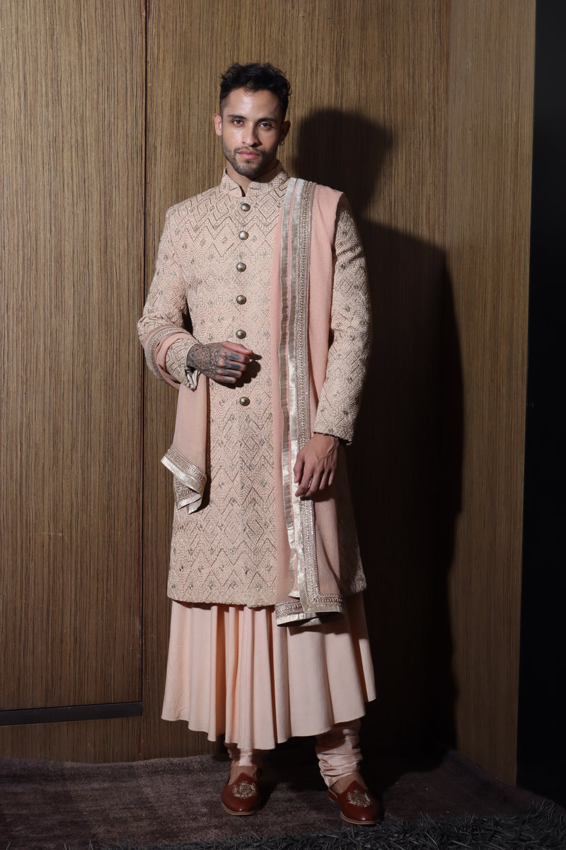 Ivory Majesty Sherwani