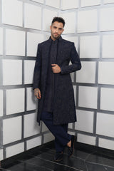 Peach Regal Sherwani