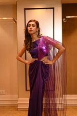 Draped Skirt saree