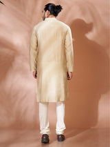 Bright Yellow Cotton Kurta Set