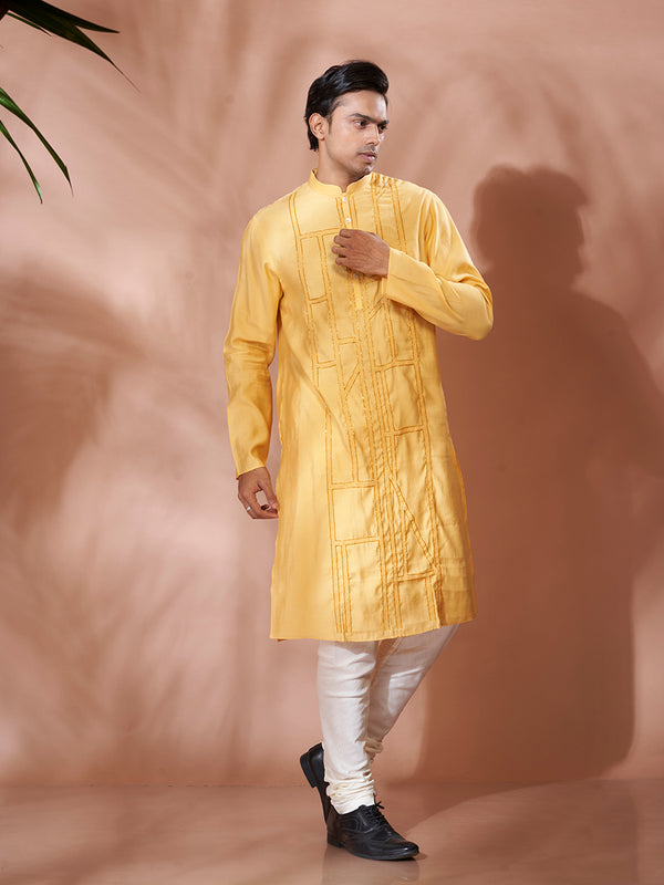 Sunny Yellow Cotton Kurta Set