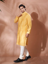 Sunny Yellow Cotton Kurta Set