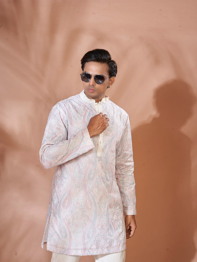 Pristine White Cotton Kurta Set