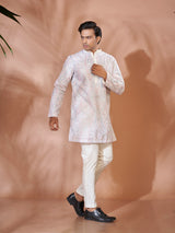 Pristine White Cotton Kurta Set