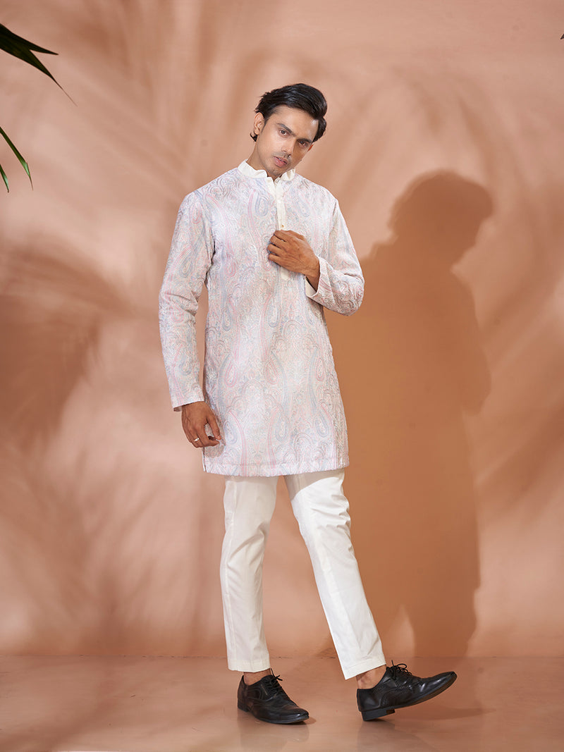 Pristine White Cotton Kurta Set