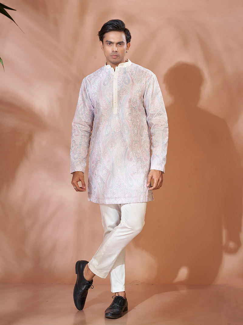 Pristine White Cotton Kurta Set