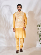 Vibrant Yellow Cotton Kurta Set