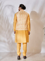 Vibrant Yellow Cotton Kurta Set