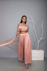 Designer Top Botton  and Cover Up in Satin