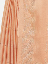Georgette Saree In Beige Colour For Party Wear
