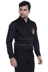 Men's Shirt In Black Color