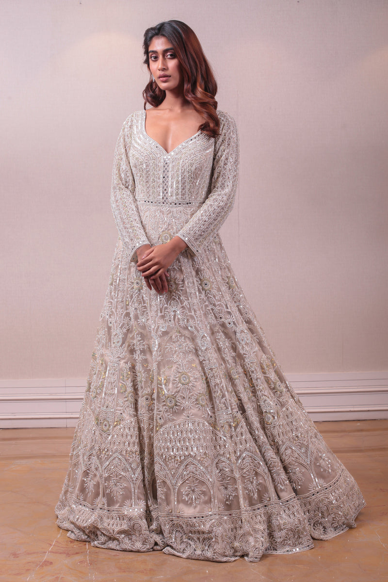 Shop White Color Indian Gown Online at Best Price