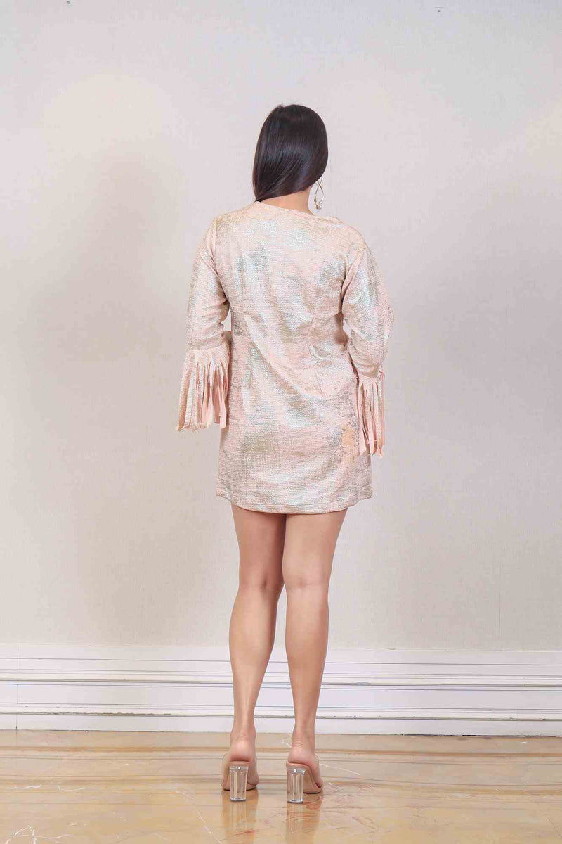Designer Pink colour Dress sasyafashion