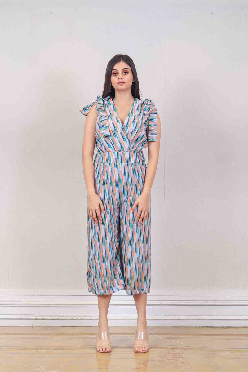 Designer Multicolour colour jumpsuit sasyafashion