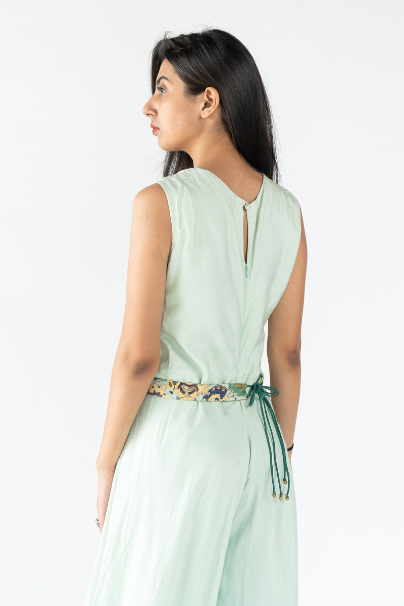 Jumpsuit in Green Ombre sasyafashion