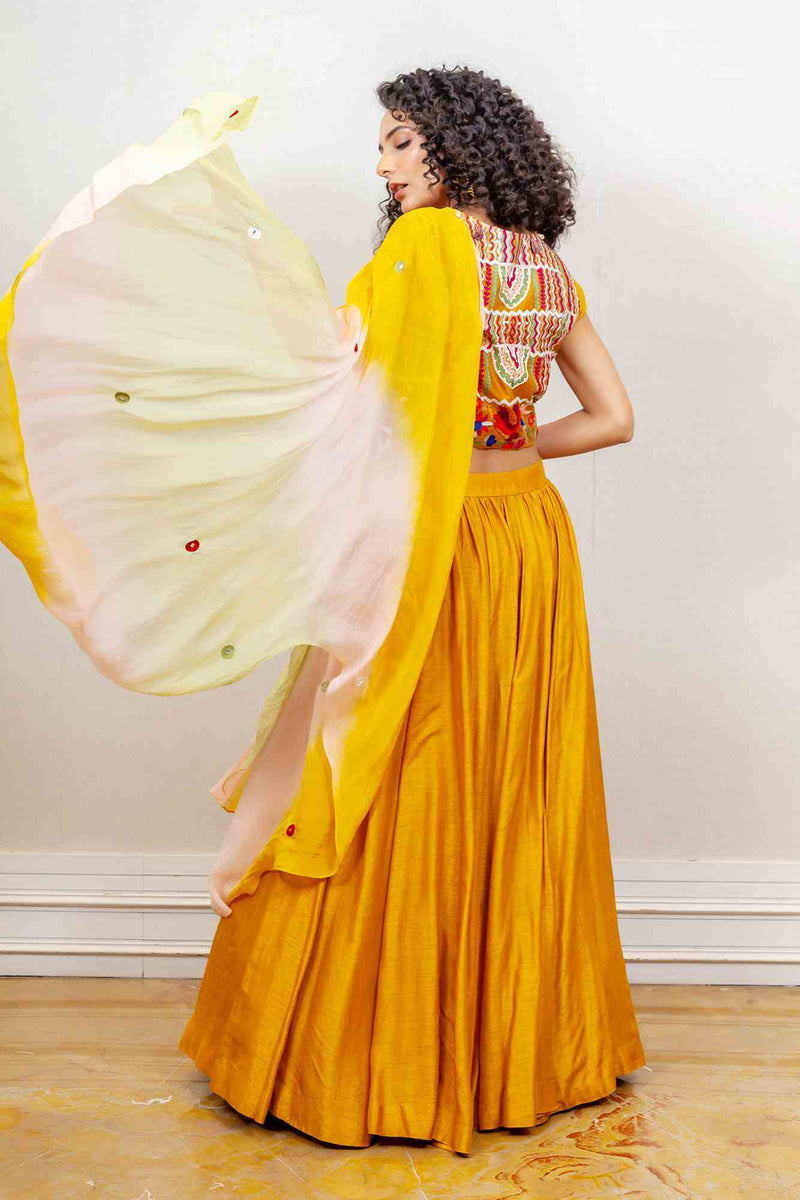 Designer Yellow Colour Gown sasyafashion