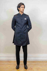 Indo Western For Men In Black Colour sasyafashion