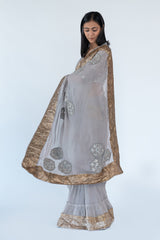 Lampi Sari in Grey Colour sasyafashion