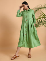 Designer/ Indo Western Kurta In Green Color
