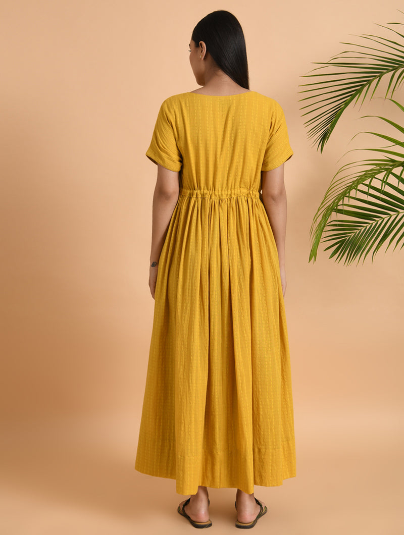 Copy of Designer/ Indo Western Dress In Yellow Color