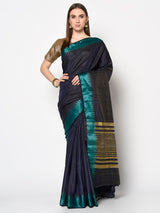 Shop Fancy Saree In Navy Blue Colour which is Saree online at Sasya At